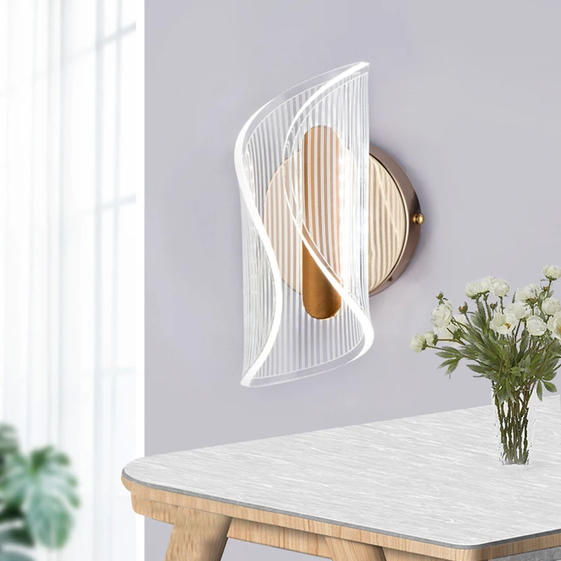 Современная светильник стенный настольный светильник для гостиной, спальни, столовой, коридора, арочного коридора, украшение литературного искусства.