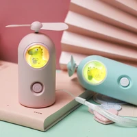 cute animal fan portable handheld device new usb electric fan port mini air fan for easy air cooling suitable for smart home