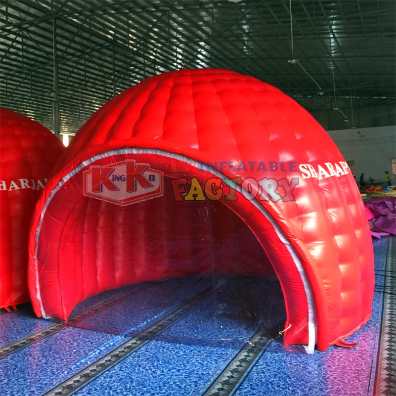 Новинка! Надувная купольная палатка igloo для вечерние гигантская надувная