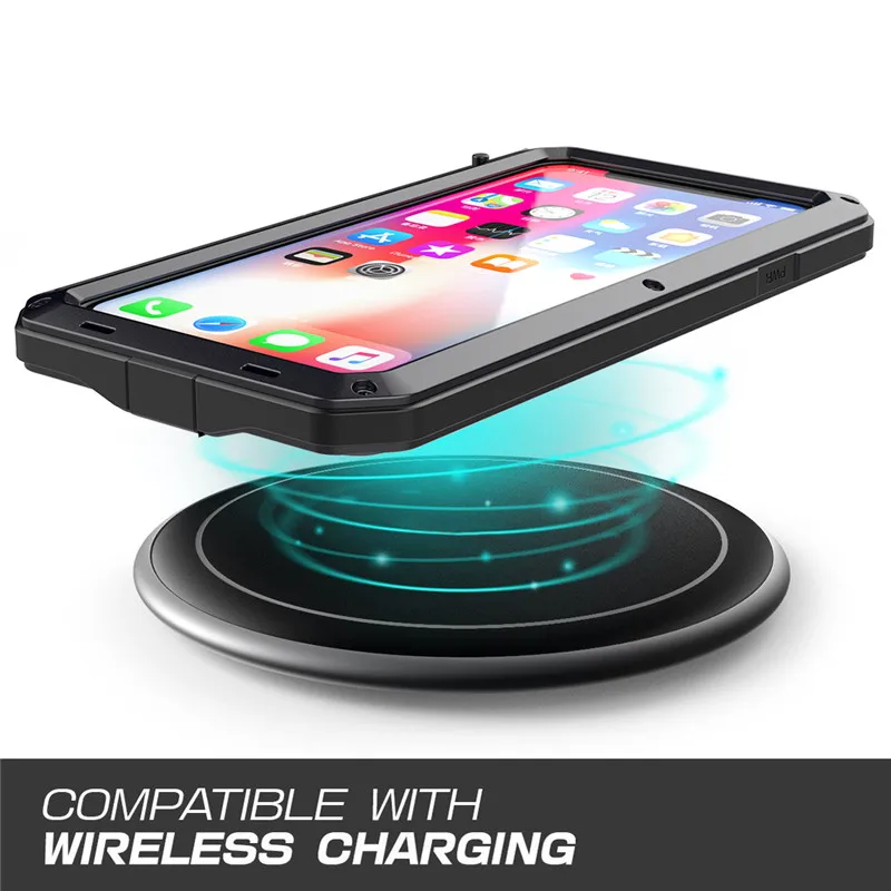 Полностью Защитный Роскошный металлический чехол для iPhone 11 11Pro 6S 7Plus