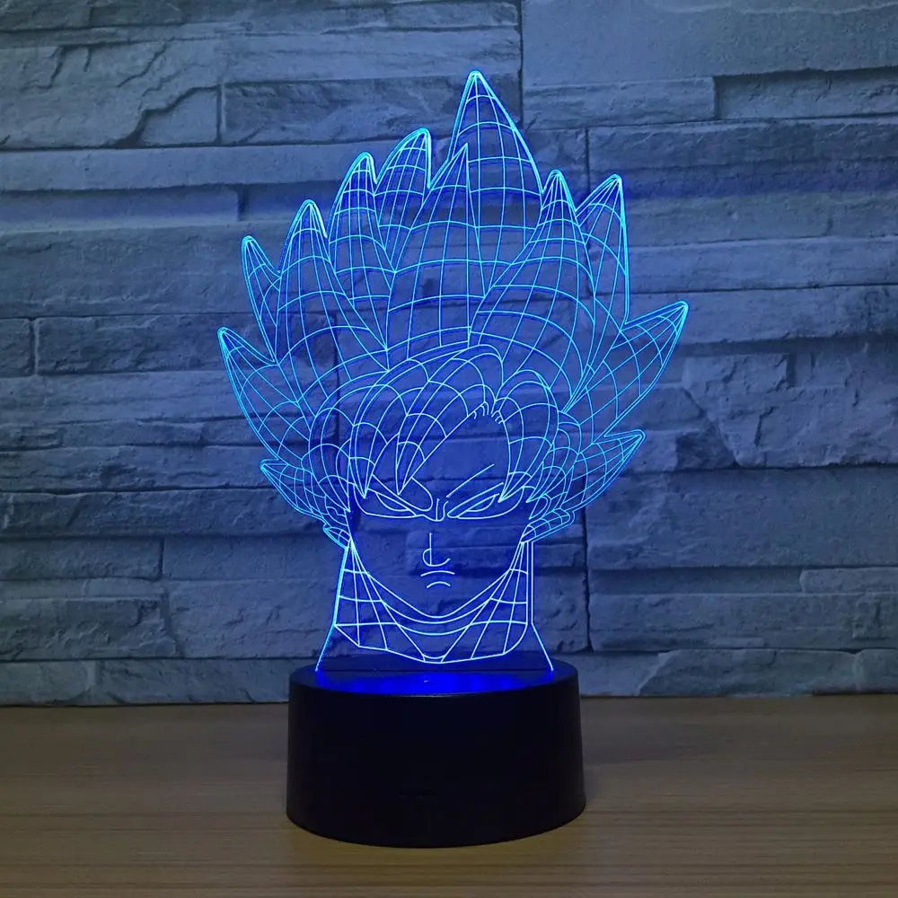 Мультфильм Стрекоза 3D светодиодный светильник крутой мальчик спальня Ночник