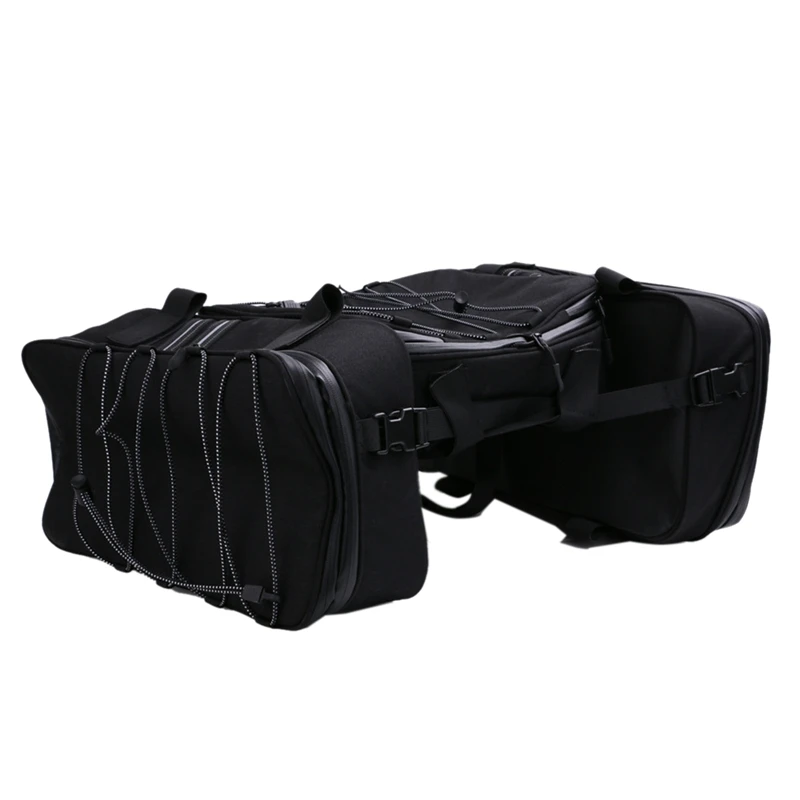 

MTB Bike Motorcycle 3 in 1 Trunk Bags Multifunction Bicycle Pannier Waterproof Double Side Cycling Luggage Pannier