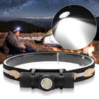 XML2 светодиодный мини налобный фонарь высокой мощности 1000 лм 18650 перезаряжаемый Головной фонарь для кемпинга охоты водонепроницаемый фонарик подходит