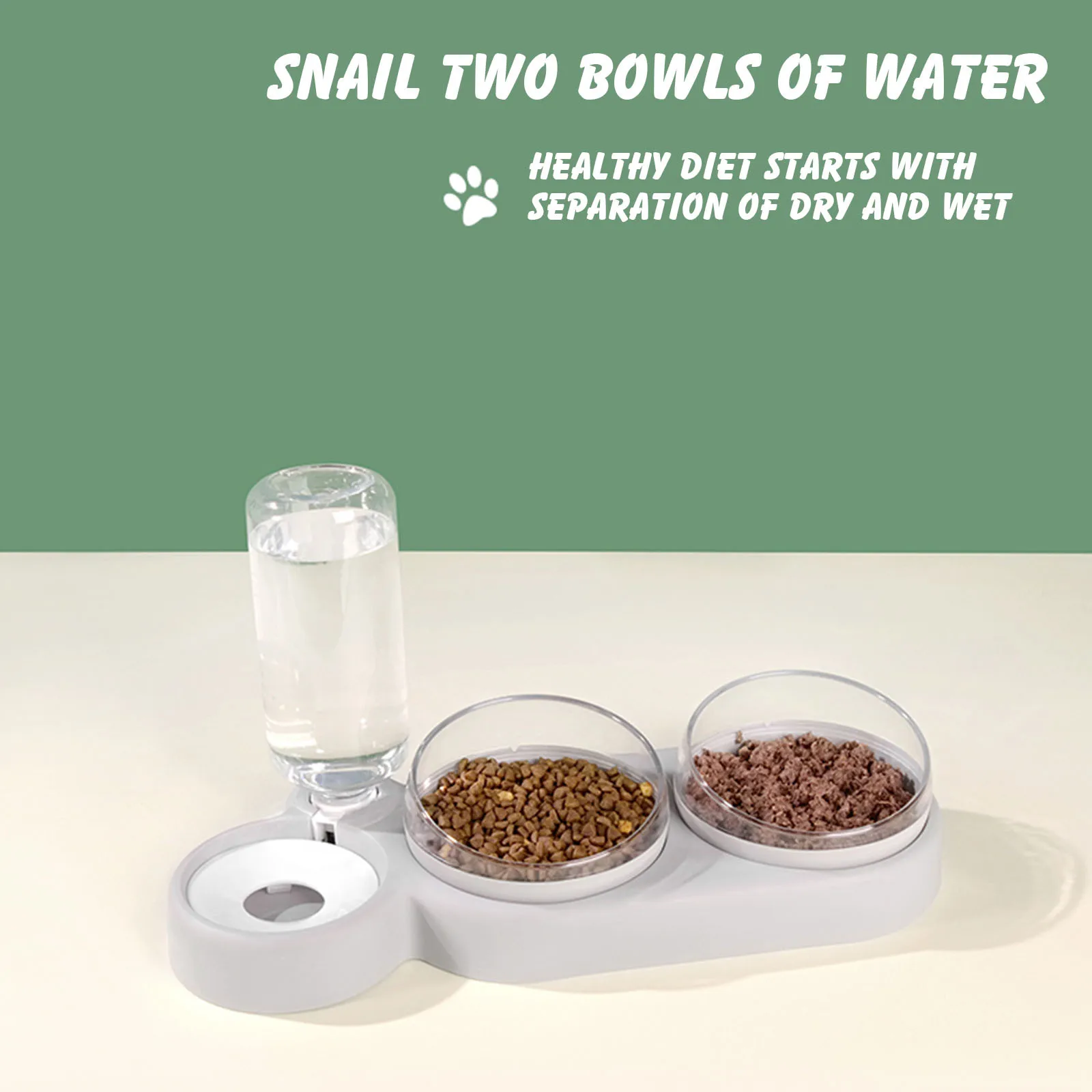 

Cat Bowl Three Bowls Cat Food Bowl Drinking Water A Pet Food Container Dog Supplies Dogs Eating Feeders Pet Products Pet Supply