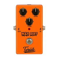 twinote wax dist vintage distortion effect pedal classic distortion sound rock morden blues style true bypass guitar accessories