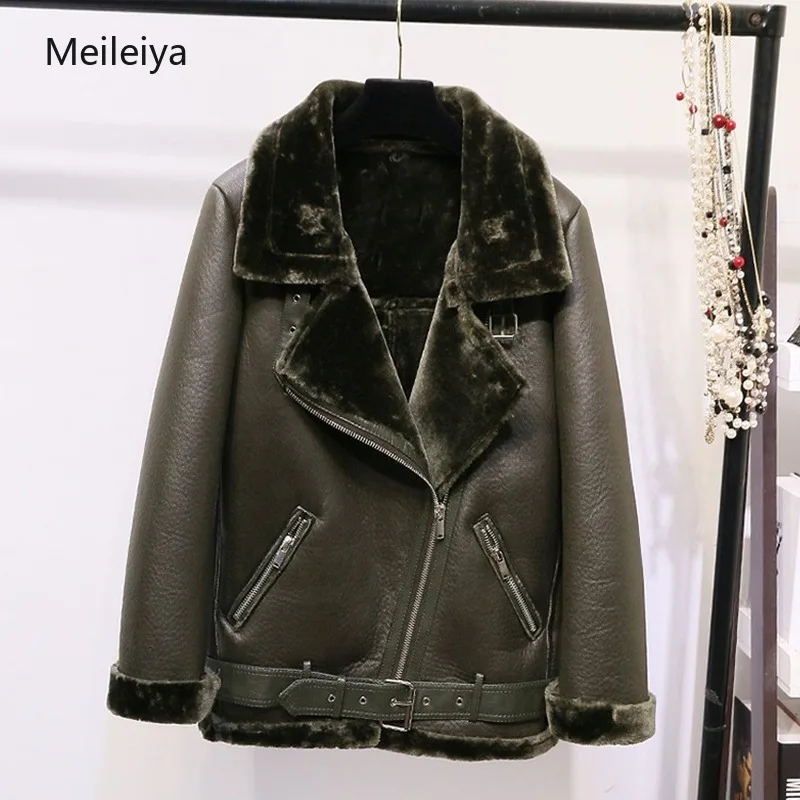 Meileiya мотоциклетная одежда куртка-бомбер ретро новая с отворотом и бархатной