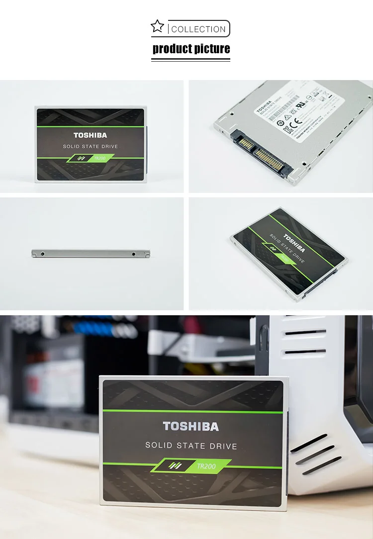TOSHIBA 240GB твердотельный накопитель TR200 480 Гб 64 слоя 3D BiCS флэш-памяти TLC 2," SATA III SSD 960 ГБ внутренний жесткий диск для портативных ПК