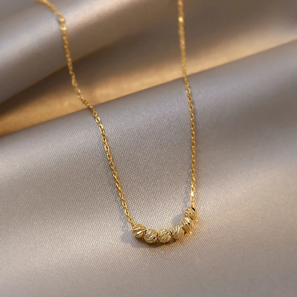 

Ms 2021 Fashion New Spherical Geometry Necklace Chain Clavicle, Personality, Contracted Temperament Pendant Jewelry Party Gift