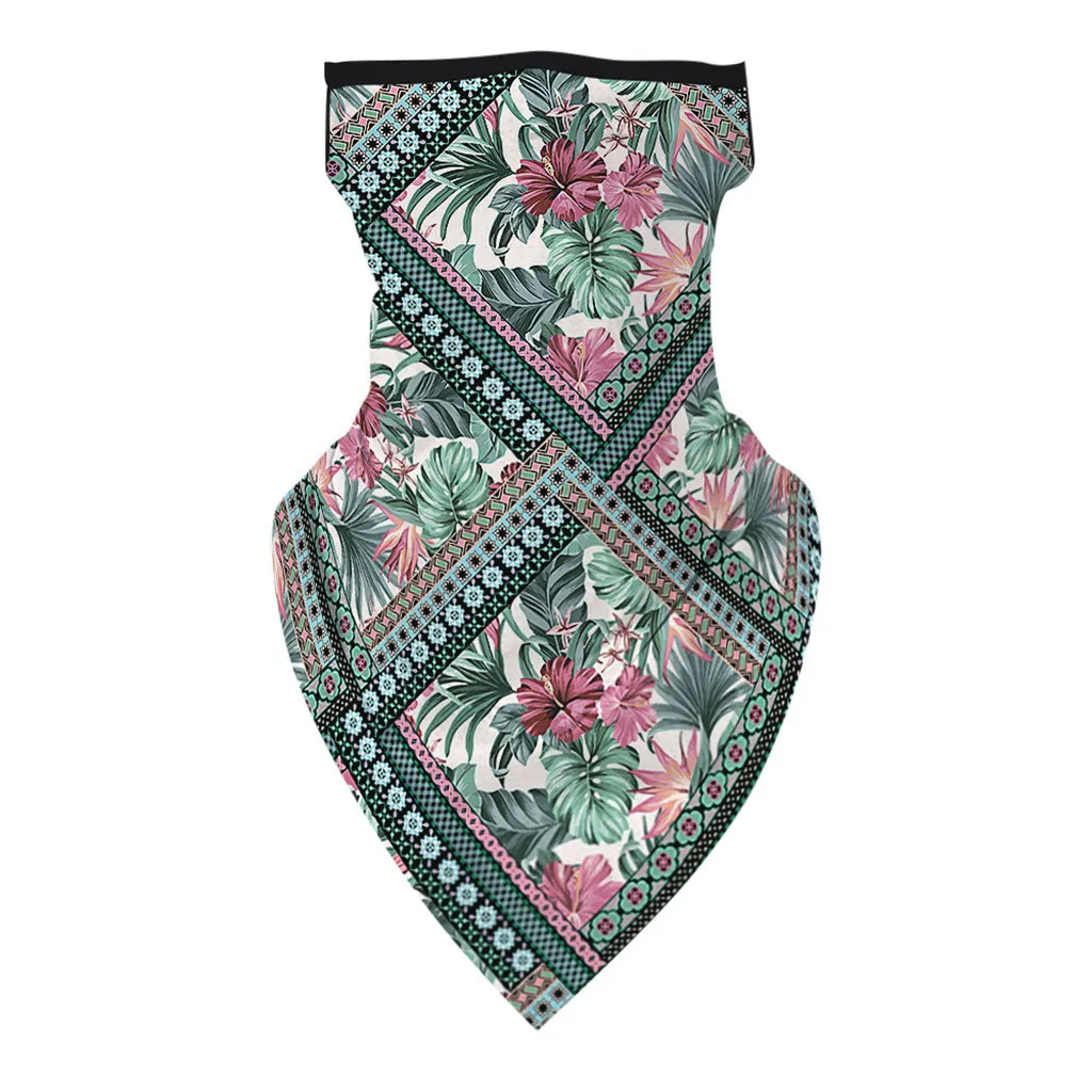 Маска с принтом для взрослых бесшовная маска ушей шарф занятий спортом на