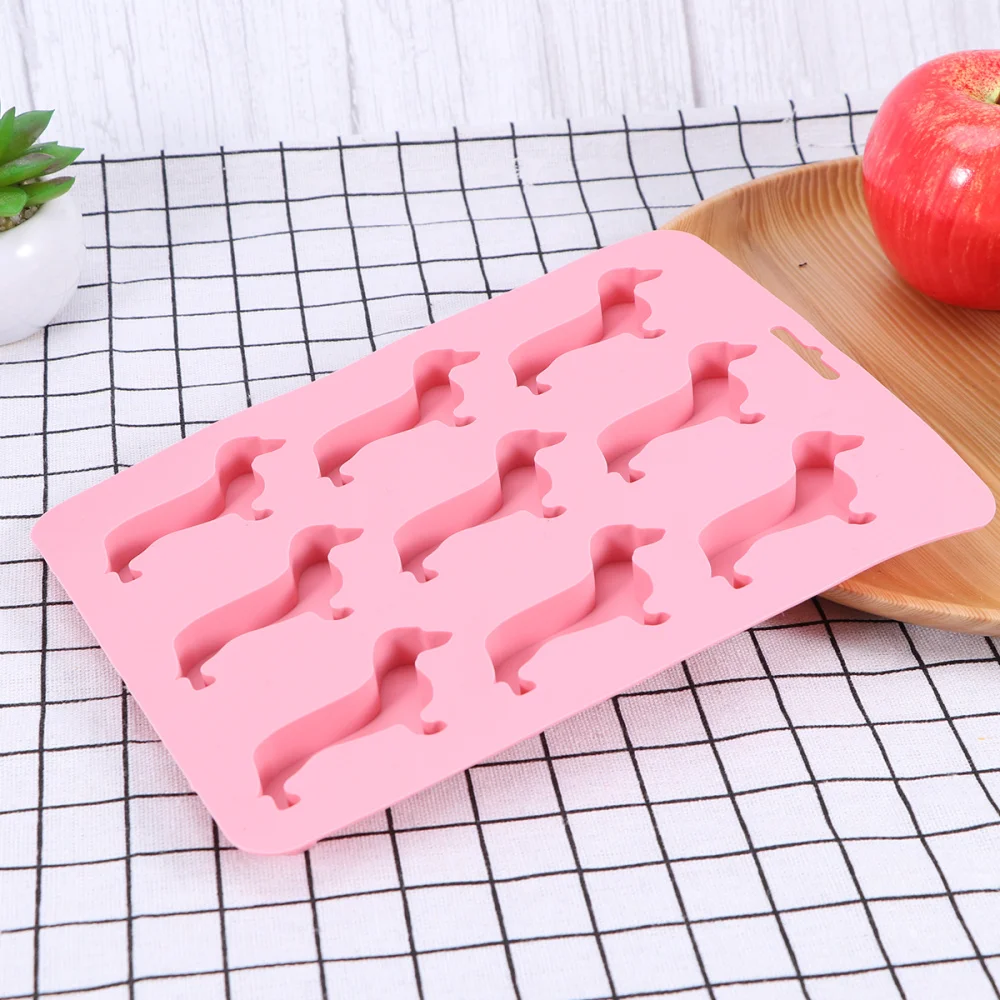 

Dog Ice Maker Creative Silicone Ice Cube Tray Mold DIY Silicone Mold Sky Blue