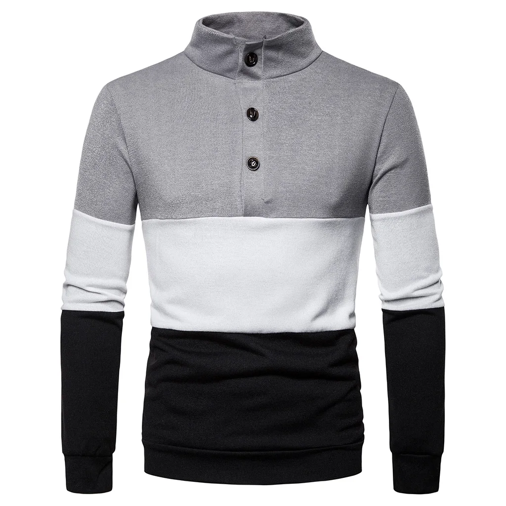 MJARTORIA мужской пуловер большого размера свитер с длинным рукавом пальто