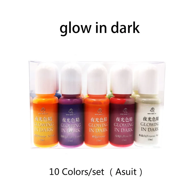 

10g Epoxy Resin Pigment UV Resin Coloring Dye Colorant Resin Pigment DIY Handmade Crafts Art Sets 10 colors/set