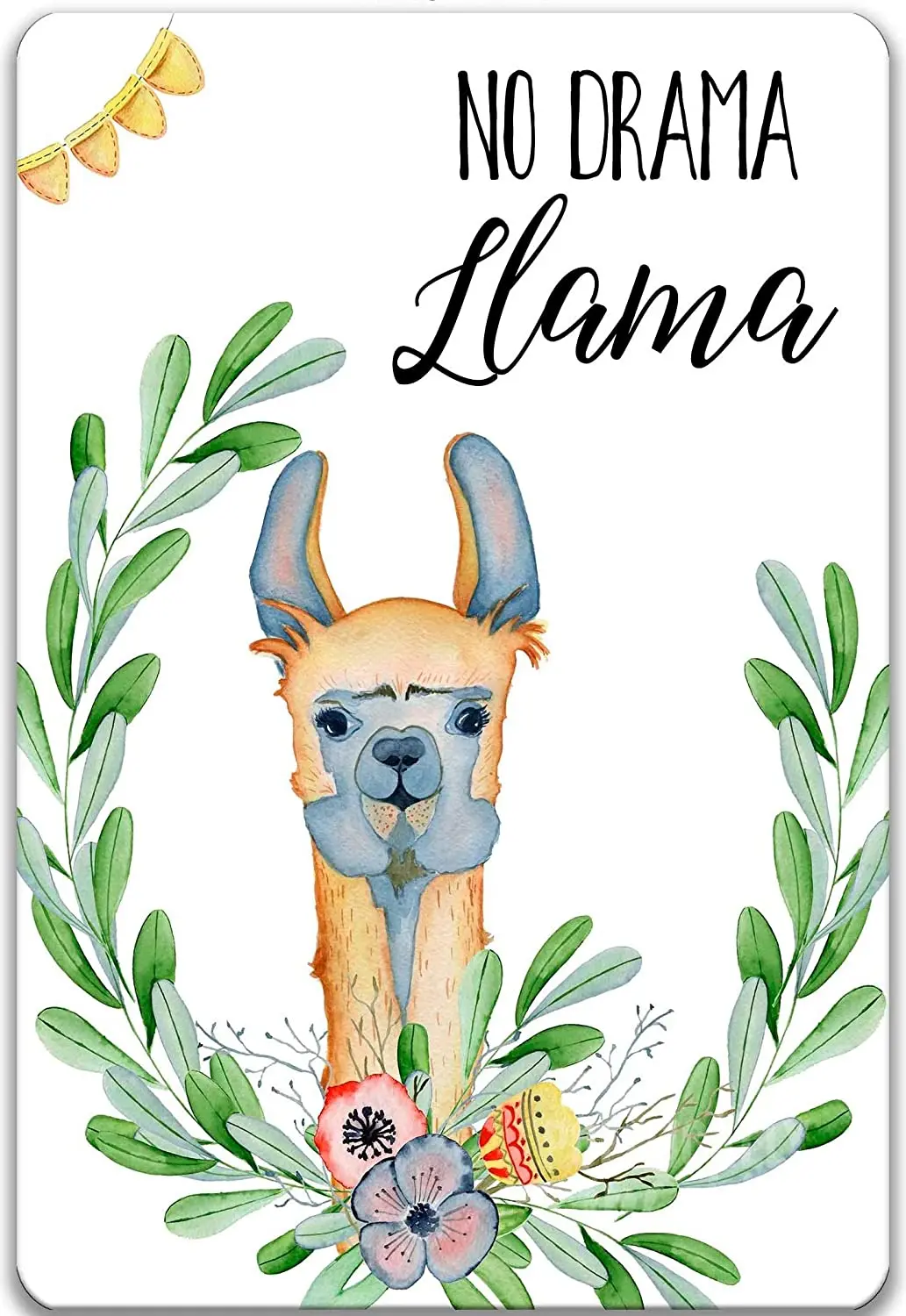 

Tin Sian No Vicuna Cute Metal Sign Poster Vintage Street Garage Street Family Cafe Bar Kitchen Farm Wall Decoration Bathroom