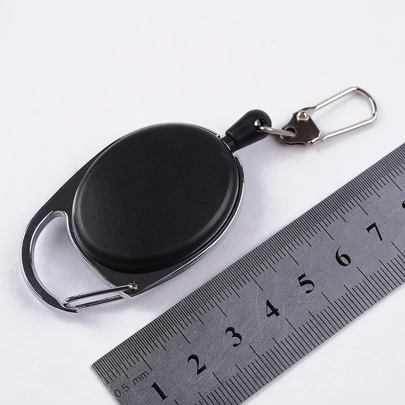 

Outdoor Telescopic Anti-Theft Anti-Lost Elastic Buckle Key Hanging Key Ring Hanging Keychain Tool