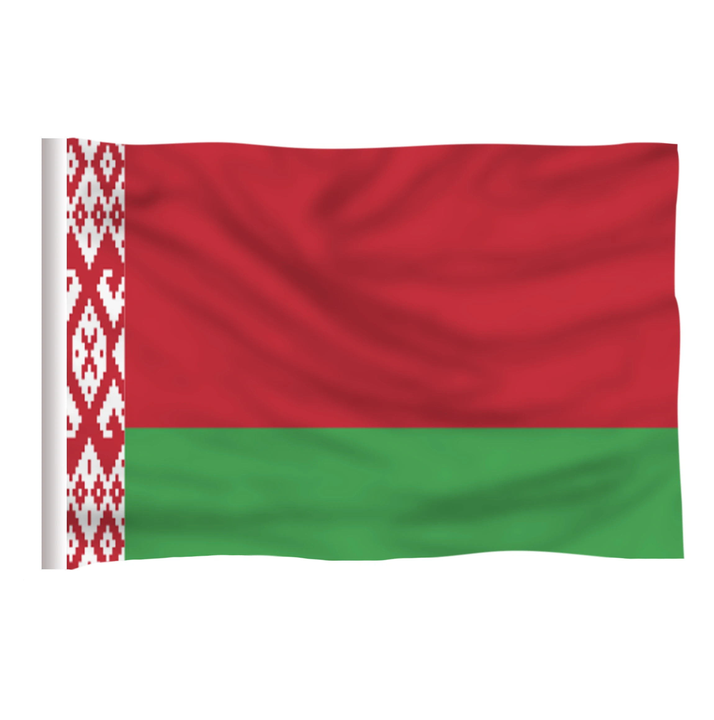 DFLIVE Belarus Country Flag 3x5 FT Printed Polyester Fly 90x150 CM Belorussian BY National Banner | Дом и сад