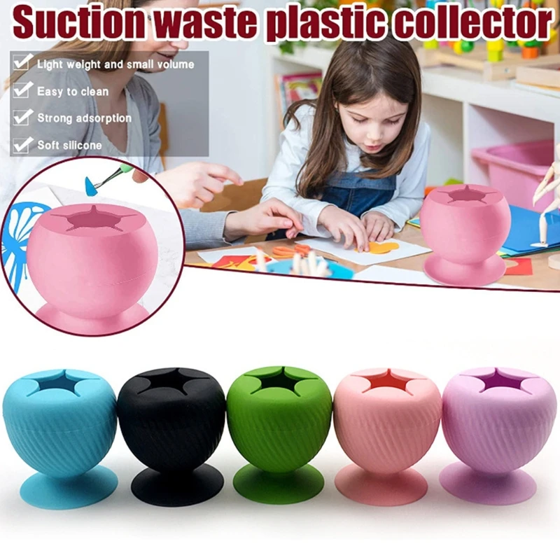 

Новинка 2021, сборщик лома большой емкости из винила с прочной присоской, тренд Soft Sil 2020