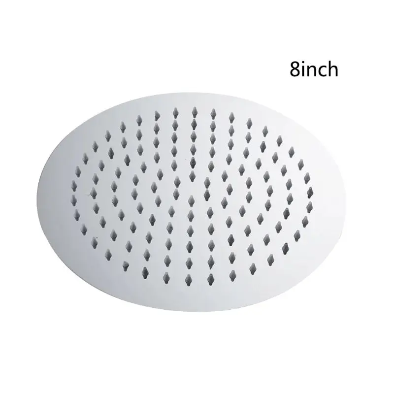 Круглая/квадратная насадка для душа E8FE из нержавеющей стали дождевая смеситель