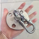 Крепление на потолок из нержавеющей стали, настенный крючок с пряжкой для йоги, гамака, стула, качели, спортивное оборудование, 304