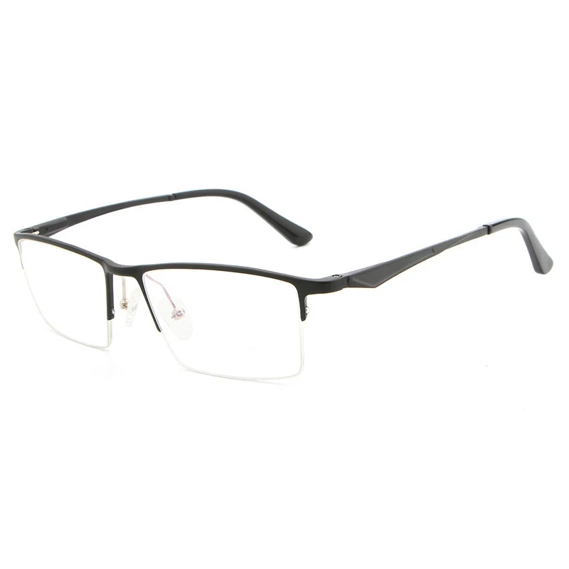 Алюминиевая оправа для очков мужские полуоправы оптические очки близорукости