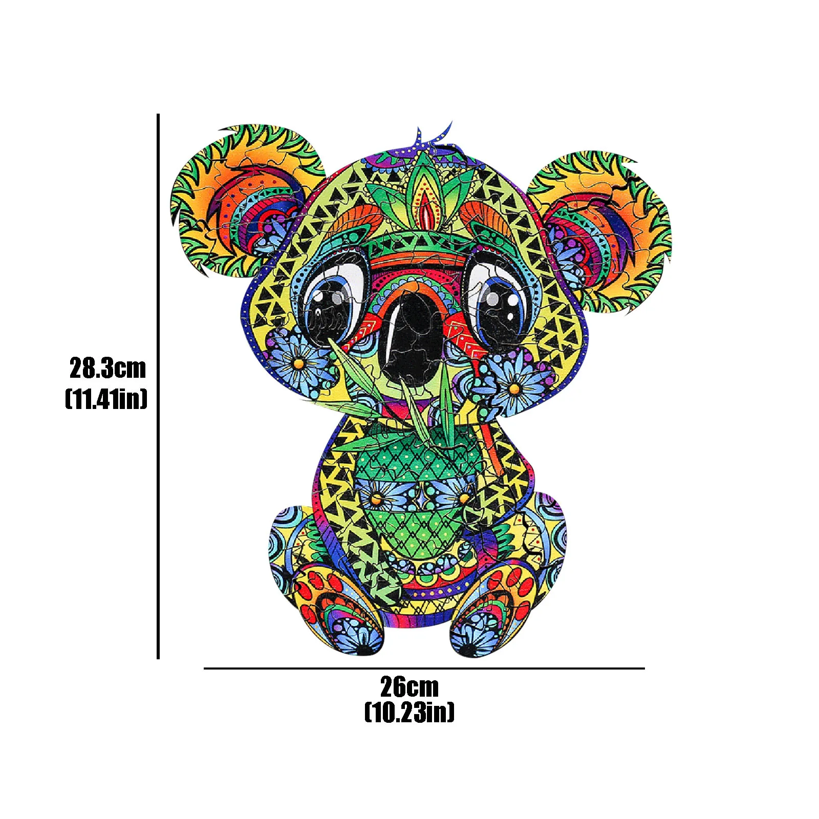

houten puzzel Puzzles For Kids Koala Animals Puzzle High Quality Puzzles Adult Children Gift Wooden puzzle en bois animaux W*
