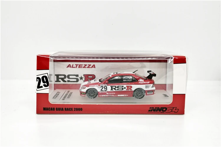 

INNO64 1:64 TOYOTA ALTEZZA #29 TEAM RS R Macau Guia Race 2000 Diecast Model Car