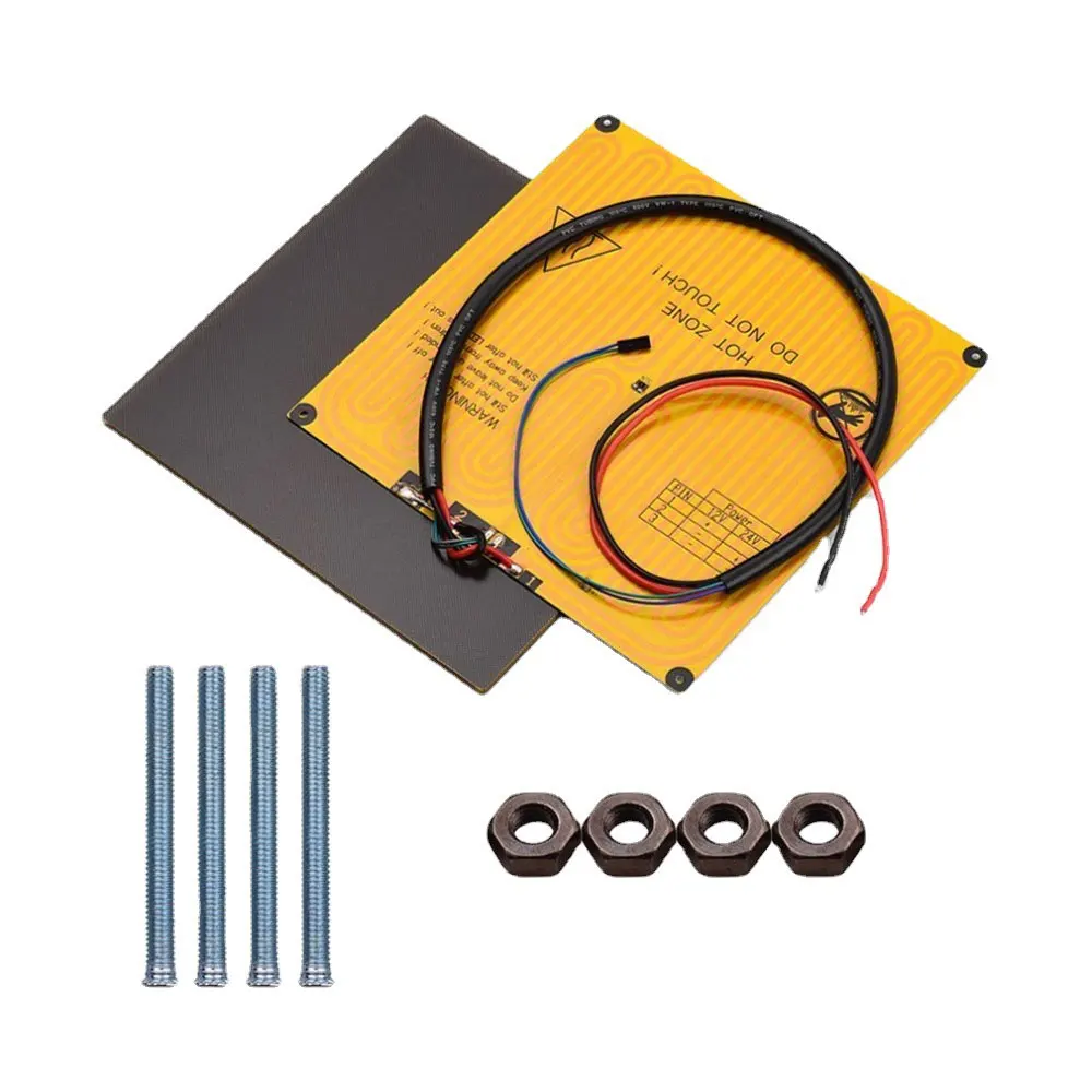 

220x220mm Ultrabase Platform Glass Plate Build Surface+Aluminum Heated Bed 12V Hotbed for Anet A8 A6 3D Printer