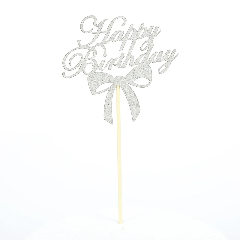 1 шт. верхушка для торта выпечки торт дополнительное украшение Блестящий