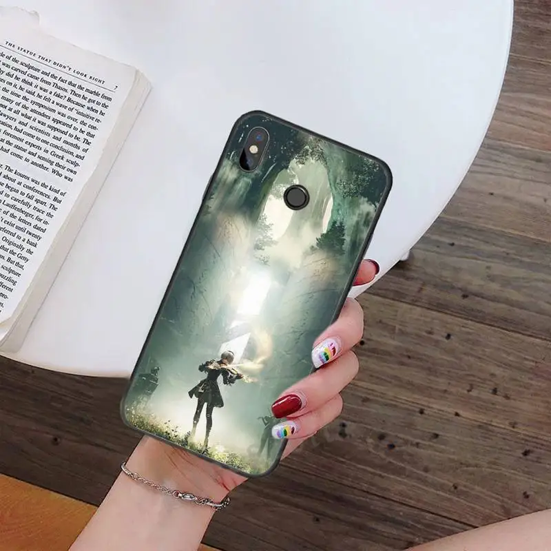 

game girl NieRAutomata Phone Case For Xiaomi Redmi note 7 8 9 t k30 max3 9 s 10 pro lite
