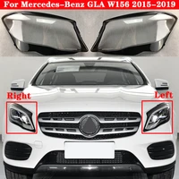 car front headlight cover for mercedes benz gla w156 gla200 gla220 gla260 2015 2019 lampcover lampshade glass lens shell caps
