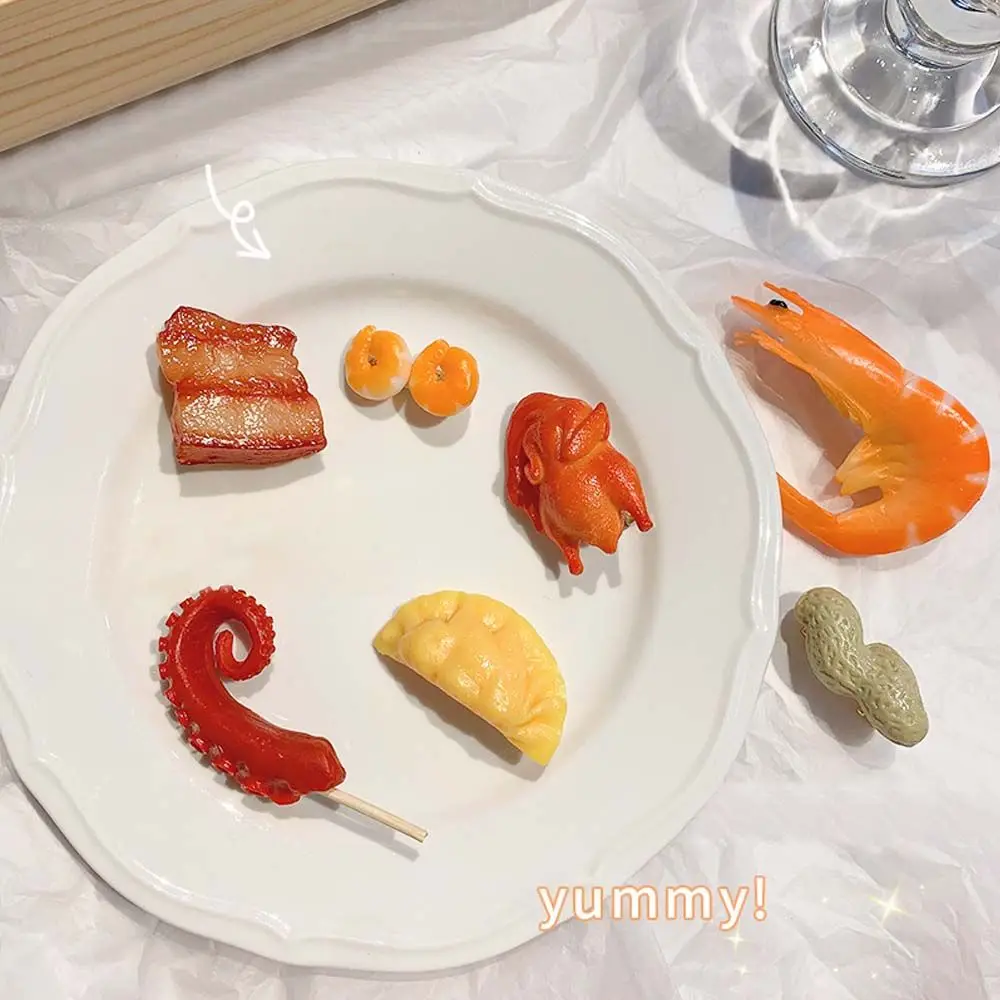 

Beef Rolls Female Dumpling Kewei Shrimp Hair Accessories Fast Food Hairpin Korean Style Barrettes Women Hair Clips