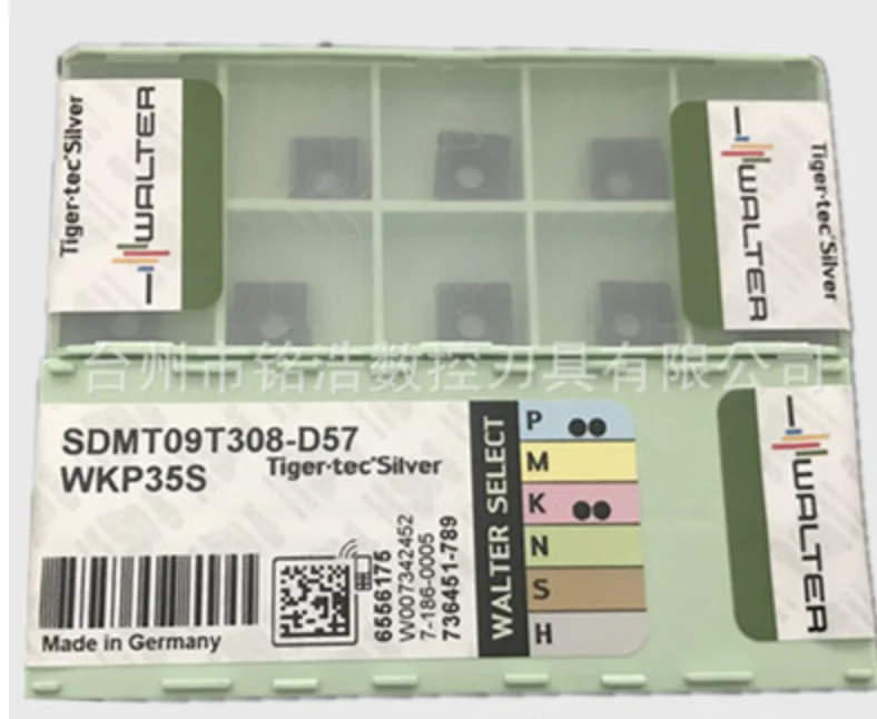 100 шт. вставки карбида SDMT09T308 D57 WKP35S|Крепления| |