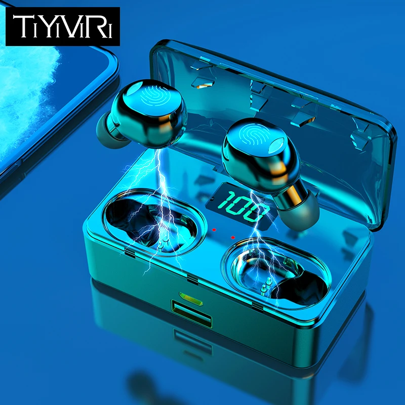 Настоящие беспроводные наушники-вкладыши 4200 мАч Bluetooth 5 0 TWS стереонаушники с