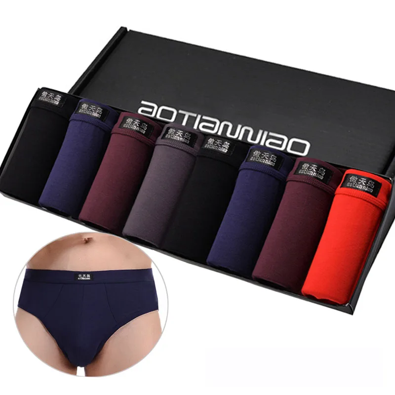 

6pcs/Lot Modal Men's Underwear Briefs Male Underpants for Men Brief Panties Mens shorts Bikini Pant Men new Sexy comfortable