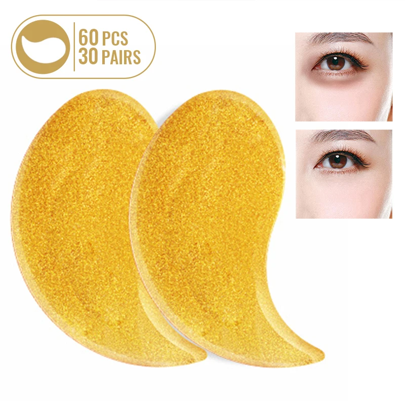 Caviar Compound Polypeptide Eye Mask Eye Moisturizing Patch Fades Dark Circles Fine Lines Tightens Moisturizing Anti-Wrinkl