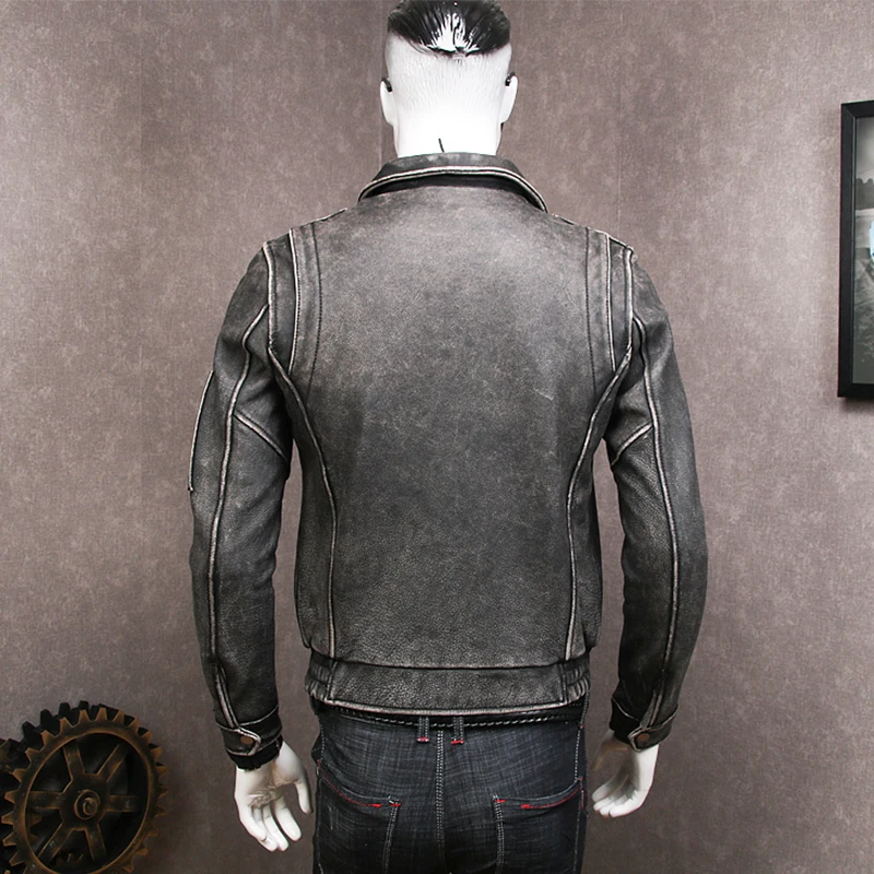 Мужская куртка пилот ВВС из коровьей кожи в стиле ретро США новинка зимы мужское