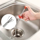 6085 см сливной змея пружинная труба дноуглубительные инструмент земснаряд Unblocker сливной засорить инструмент раковина канализация очистки крюк для Кухня инструменты