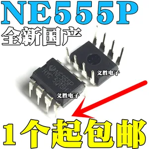 NEW NE555 NE555P NE555N DIP8 Single high precision timer chip The clock/programmable timer and oscillator, time base integrated