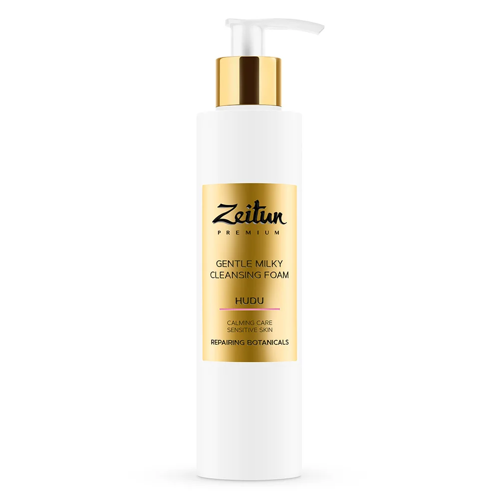 Нежная молочная пенка для умывания Zeitun HUDU чувствительной кожи. 200 мл. | Красота и