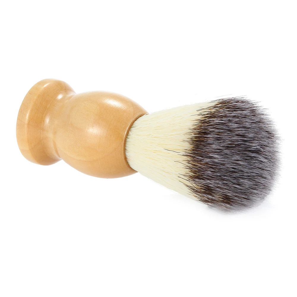 HAWARD синтетическая (нейлоновая) Мужская щетка для бритья деревянная ручка бороды