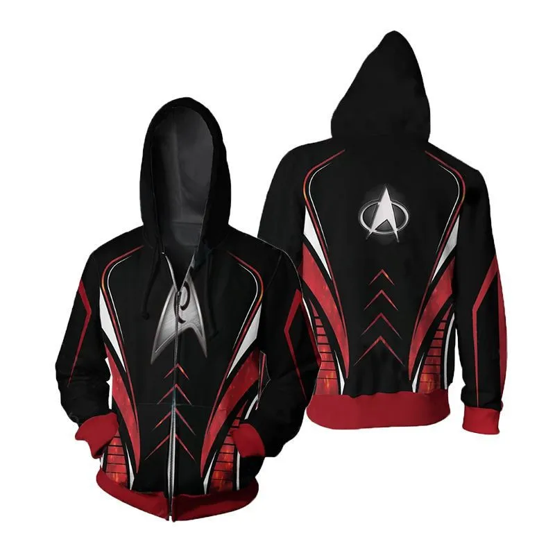 Толстовка на молнии для косплея по мотивам фильма Звездное Открытие |