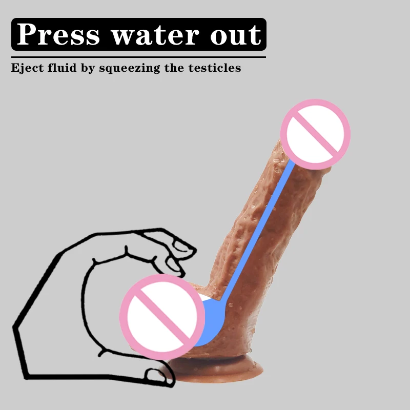 Пенис Сквиртинг фаллоимитатор реалистичный большой огромный анальный страпон