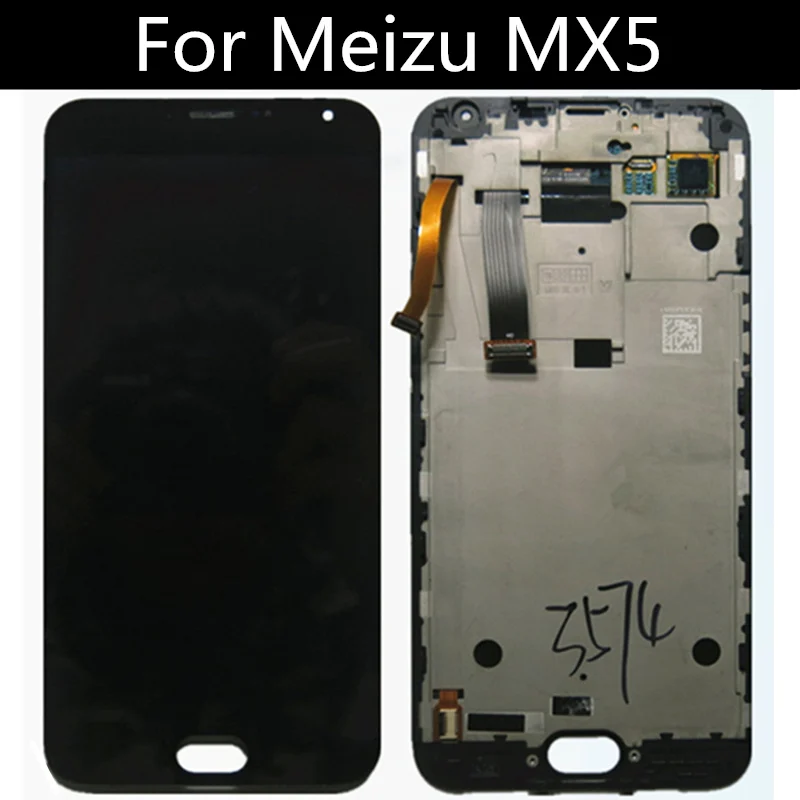 Для Meizu MX5 MX 5 ЖК дисплей сенсорный экран с рамкой дигитайзер в сборе Сменные