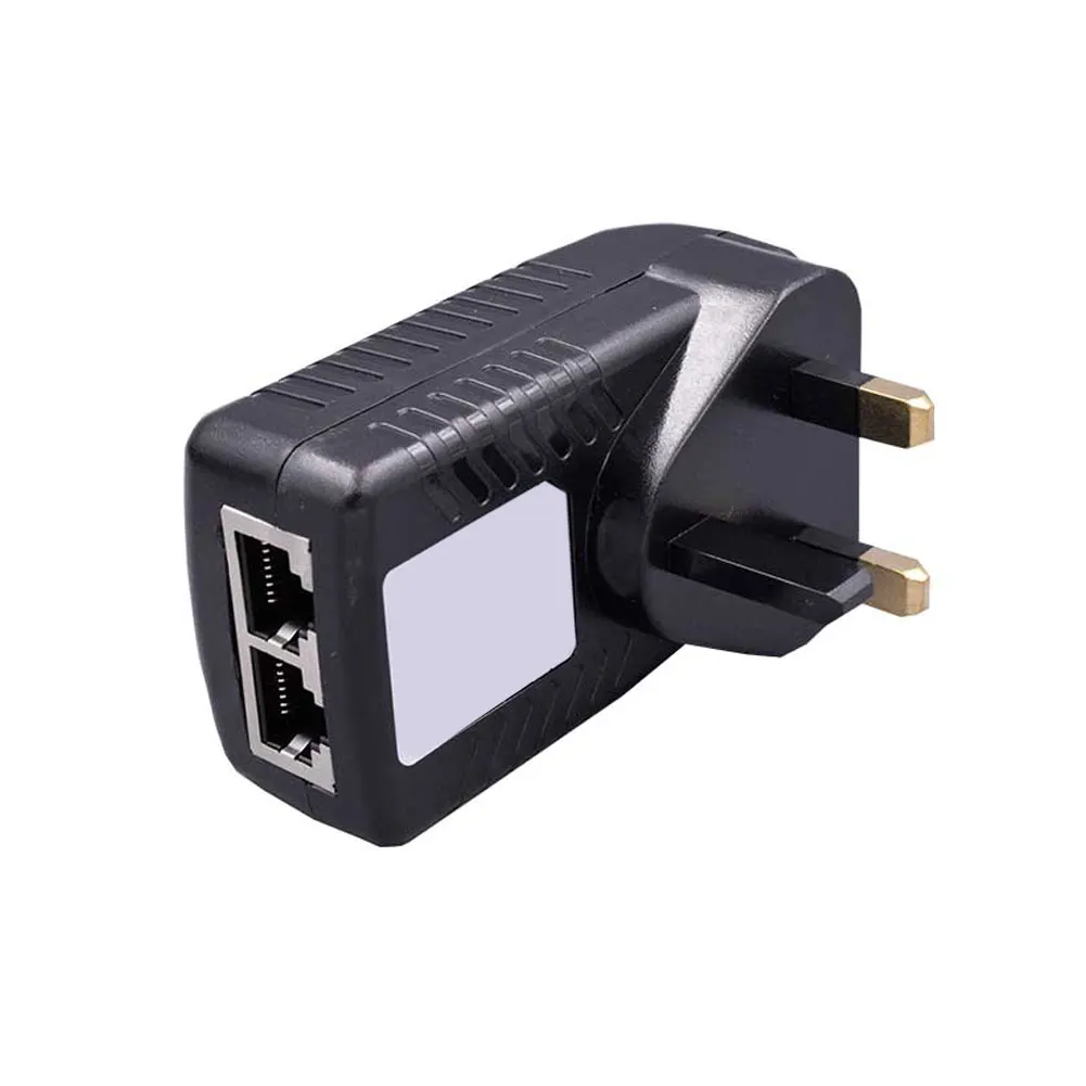24 В 1 А Новый адаптер питания Ethernet POE Сетевая вилка