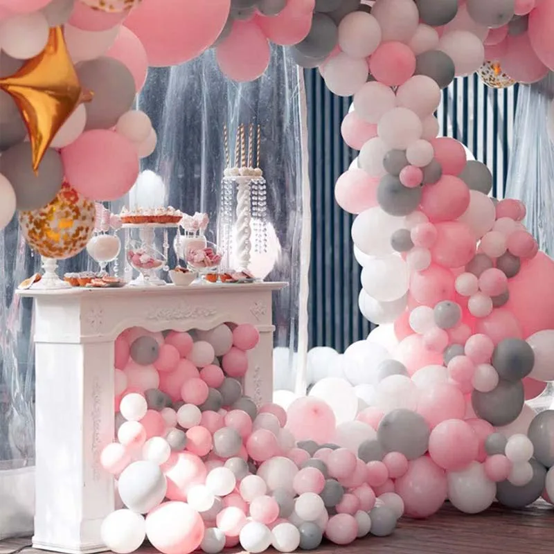 30PCS/Lot 5 Inch Macarons Color Pastel Candy Balloons Latex Round Helium Baloons For Birthday Party Wedding | Дом и сад