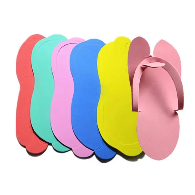 

36 Pairs High Quality Disposable Foam Slippers Pedicure Slippper for Salon Spa Pedicure Foot Flip Flop Slippers(Random Color)
