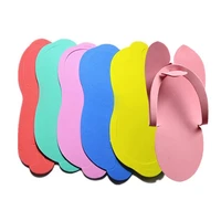 36 pairs high quality disposable foam slippers pedicure slippper for salon spa pedicure foot flip flop slippersrandom color