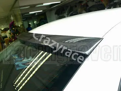 Спойлер на заднюю крышу A4 B6 ABT Style для Audi sedan 2001 2005 углеродное волокно|spoiler wing|lip
