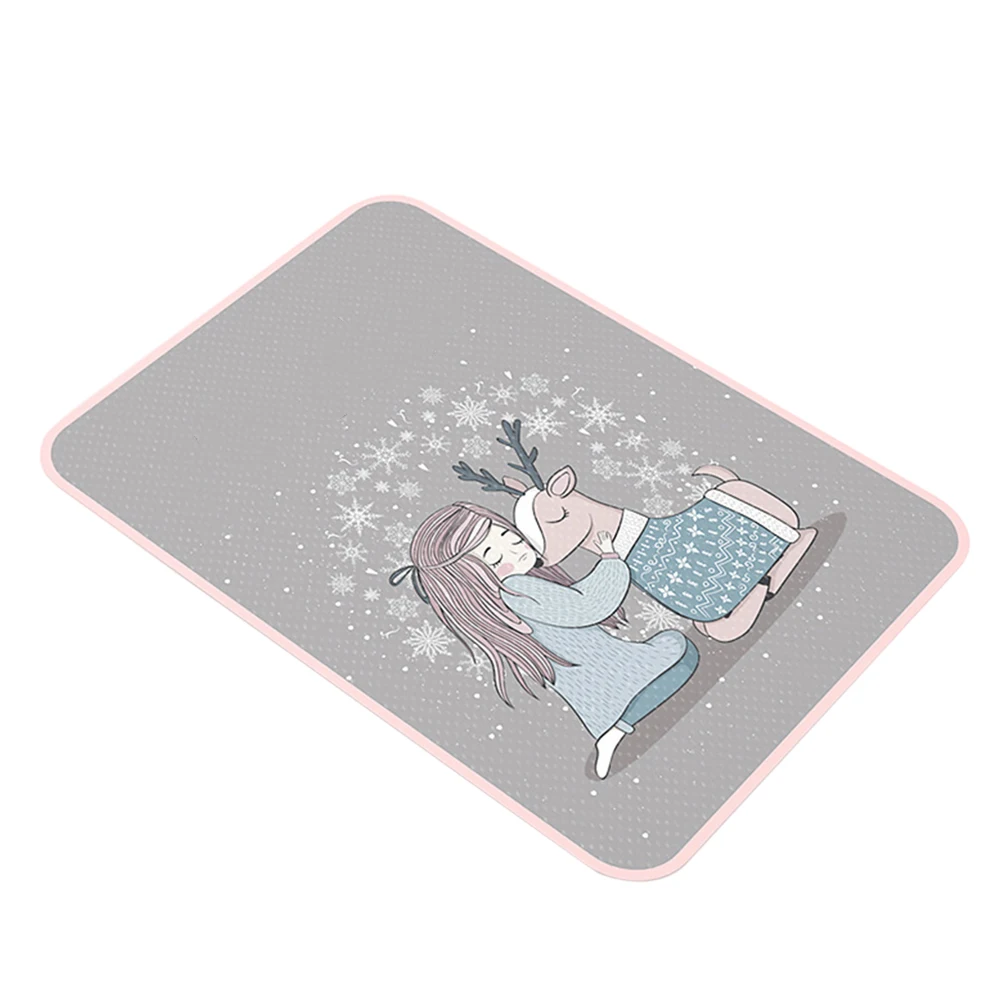 3 х слойный детский пеленальный коврик Водонепроницаемый мультяшный Пеленальный