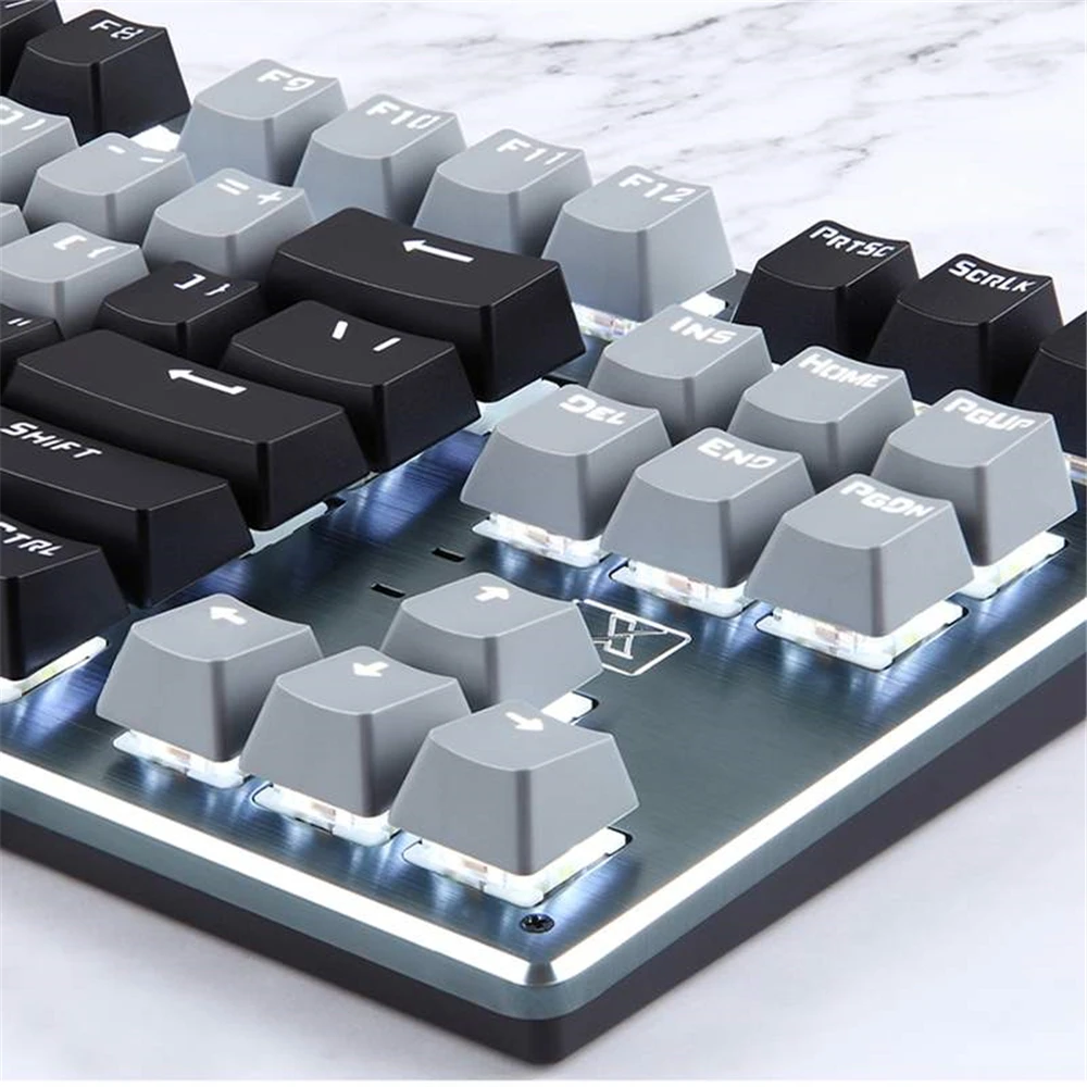 

High-quality 87 Keys Keyboard Backlit bluetooth Wireless Wired Rechargeable Gaming Keyboard Ergonomic For PC Laptop Tablet