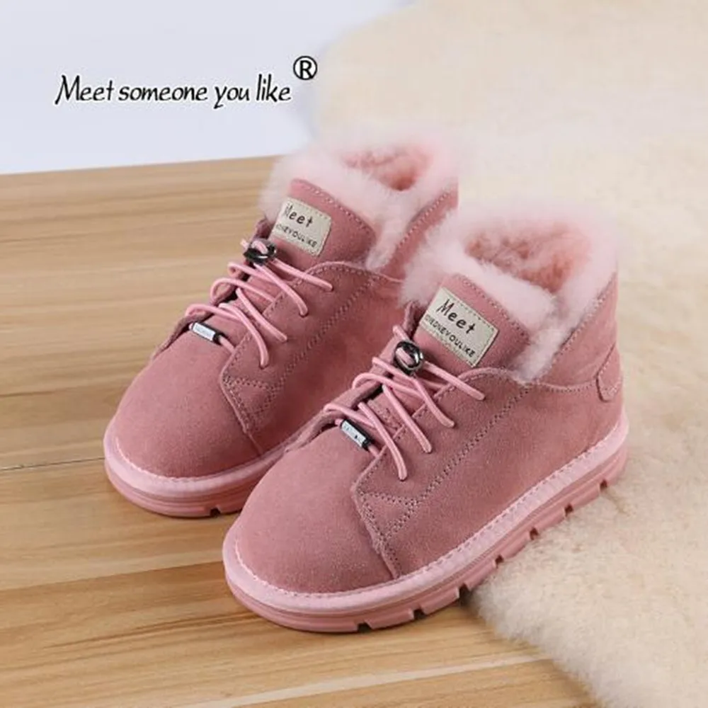 Детские зимние ботинки 22 35 хлопковые для девочек плотная и бархатная детская